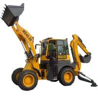 WZ40-28 Model 2.8t Operating Weight 85kw Yuchai Engine Wheel Mining Backhoe Loader